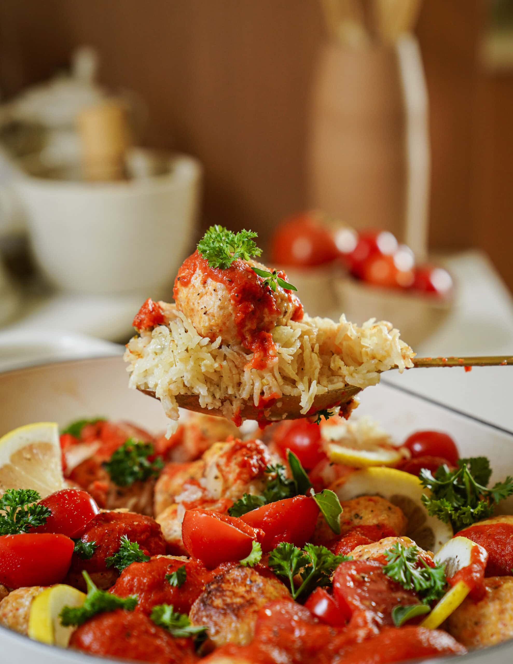 Flavorful Salmon Meatballs & Rice: A Nutrient-Packed One-Pot Meal